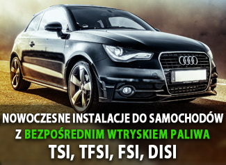 Nowoczesne instalacje gazowe do silników TSI TFSI FSI DISI